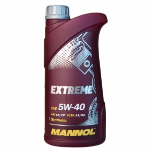 Масло моторное MANNOL EXTREME 5W40 1л. 03400017